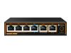 Коммутатор Optimus U1EE-4F1b/2F с питанием от HiPoE 