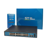 Коммутатор ST-S242POE (24G/2G/2S/340W/A)PRO (ВЕРСИЯ 2)