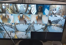 Монтаж IP наблюдения и системы голосового оповещения в учебном корпусе ЮУрГИИ