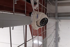 Монтаж системы IP видеонаблюдения на производстве НПО "Сады России"