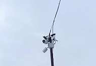 Монтаж IP видеонаблюдения на пром. площадке предприятия на АМЗ