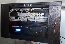 Монтаж IP наблюдения и системы голосового оповещения в учебном корпусе ЮУрГИИ