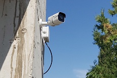Крым, с. Орловка. Монтаж IP наблюдения в коттедж