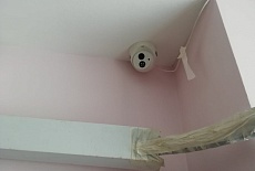 Монтаж IP видеонаблюдения в столовой