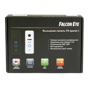 Вызывная панель видеодомофона Falcon Eye FE-ipanel 3 ID (Black)