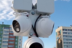 Монтаж IP наблюдения по периметру строительной площадки РМК-Арены