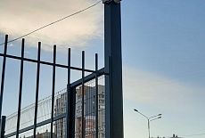 Монтаж IP наблюдения по периметру строительной площадки РМК-Арены