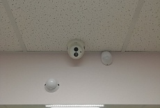 Монтаж IP видеонаблюдения в столовой