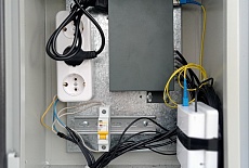 Монтаж IP наблюдения по периметру строительной площадки РМК-Арены