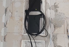 Крым, с. Орловка. Монтаж IP наблюдения в коттедж