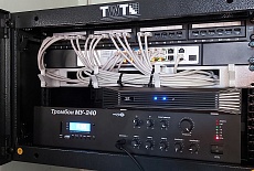 Монтаж IP наблюдения и системы голосового оповещения в учебном корпусе ЮУрГИИ