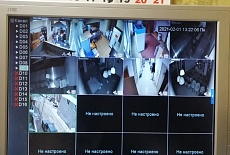 Монтаж IP видеонаблюдения в столовой